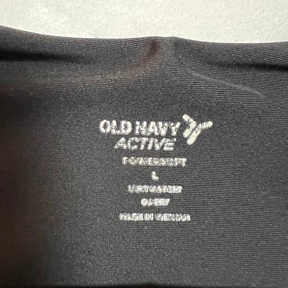 Old Navy PowerSoft Support Top Size Large Light Support Go Dry Gym Activewear - Picture 5 of 8